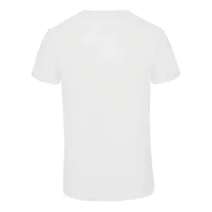 Camiseta de cuello en V para hombre, mezcla de tres telas, merchandising personalizado - Product Image 3