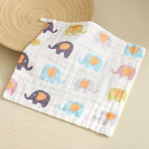 Wholesale <b>Baby</b> Msulin Burp <b>Cloths</b> 25*25cm Soft Absorbent Natural Cotton Square <b>Wash</b> Towel - Product Image 4