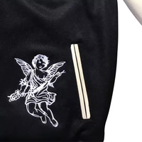 Veste bomber de baseball personnalisée OEM avec logo, patchs en chenille noire, patchs brodés, veste varsity