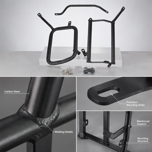 แร็คข้างสำหรับ <span class=keywords><strong>Benelli</strong></span> TRK <span class=keywords><strong>502</strong></span> ทำจากเหล็กกล้าคาร์บอน สำหรับติดตั้งกระเป๋าข้างมอเตอร์ไซค์  ขายึดกระเป๋าข้าง - Product Image 4
