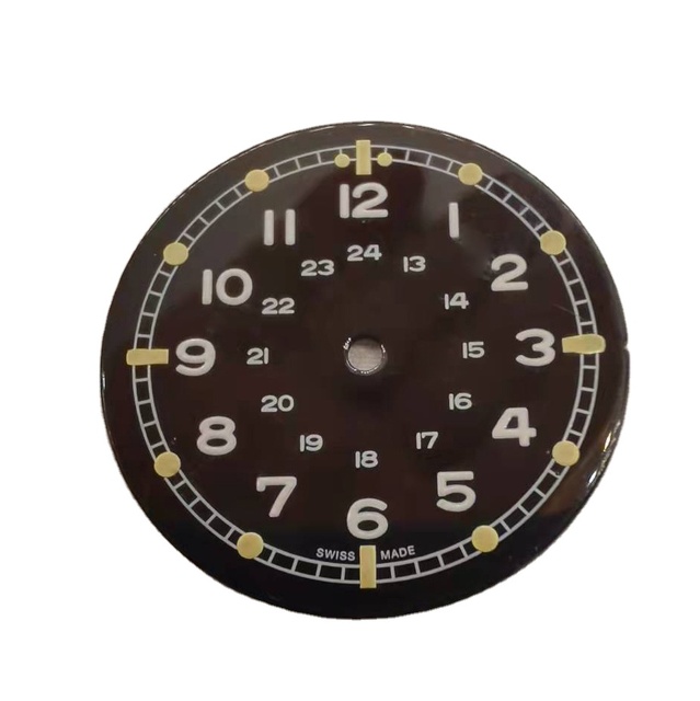 Arabic Watch Dial Making Custom Super Luminous Enamel Watch Dial