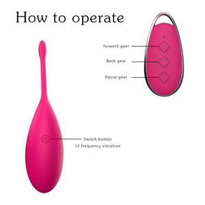 Heißer Verkauf 10M Drahtlose Fernbedienung Tragbarer <span class=keywords><strong>Vibrator</strong></span> mit 12 Vibrationsfrequenzen – Sexspielzeug für Frauen, Jumping Egg - Product Image 3