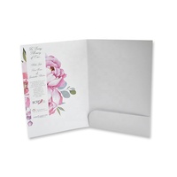 Zuoluo-Carpeta de presentación personalizada, tamaño a4, papel de cartón