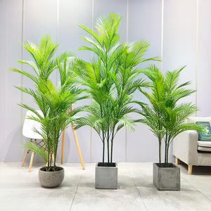 Prix de gros usine <span class=keywords><strong>Areca</strong></span> Palm <span class=keywords><strong>Dypsis</strong></span> lutescens Palmier artificiel personnalisable avec pot - Product Image 3