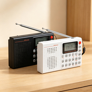 <span class=keywords><strong>Enregistreur</strong></span> vocal numérique portable DSP haute sensibilité FM AM SW toutes bandes, batterie rechargeable 2000 mAh, radio stéréo multibandes - Product Image 1