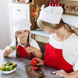 2025 Adjustable Cotton <b>Chef</b> <b>Hat</b> for Kids & Adults Elastic Kitchen Cooking & Baking Headwear - Product Image 5