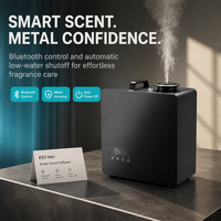 Diffuseur de parfum intelligent grande capacité, distributeur automatique de parfum commercial en métal, diffuseur d'huiles essentielles pour hôtel, double fonction