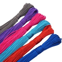 Corde paracorde tressée de 100m/paquet de 2mm pour la fabrication de corde d'urgence de survie pour sports de plein air corde d'escalade de parachute vente en gros