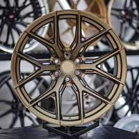 Jante monobloc forgée sur mesure XL Bronze 5x120 5x130 5x112 5x114.3 Jante en alliage pour voiture 18 19 20 21 22 24 pouces Jante concave profonde