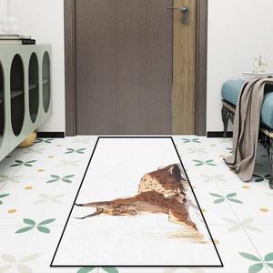 Image personnalisée fait à la main 10mm d'épaisseur Boho Polyester cuisine tapis antidérapant rectangulaire couverture de sol pour salon chambre lavable en peluche - Product Image 1