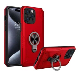 เคสโทรศัพท์กันกระแทก2 in 1, เคสโทรศัพท์กันกระแทกสำหรับ <span class=keywords><strong>OPPO</strong></span> A3 Pro A3 A3x A60 A80 A40ติดรถยนต์ฝาครอบที่ยึดห่วงแม่เหล็ก - Product Image 1