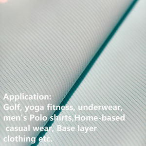 速乾性があり肌に優しいゴルフ・ヨガ・フィットネス用下着、メンズポロシャツ、レジャーベースレイヤー服地 - Product Image 6