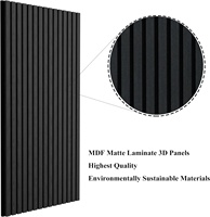 Lattes de bois Akupanel mur acoustique diffuseur de son en bois panneaux acoustiques en bois de chêne noir pour chambre salon hôtel Restaurant