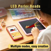 Pot de fleurs lumineux à LED intelligent avec projecteur de logo RGB LED 5V et design d'assistance lumineuse