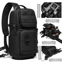 Sac à bandoulière pour appareil photo léger, imperméable, antichoc et rembourré, pour hommes, pour la photographie en extérieur, le vlogging et les voyages