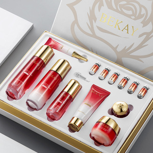 ODM <strong>Cosmetics</strong> Skin Care Set Custom Skincare <strong>Manufacturing</strong> Luxurious Caviar Anti-Wrinkle Firming Lotion Cream Facial Kits - Product Image 1