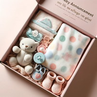 Scatola custom di lusso per bambini scatola di cartone riutilizzabile design regalo per bambini set regalo per neonato cassetto scatola ricordo