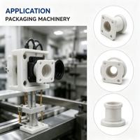 Support de caméra industriel en céramique usiné CNC, résistant aux produits chimiques, pour la fabrication de machines d'emballage
