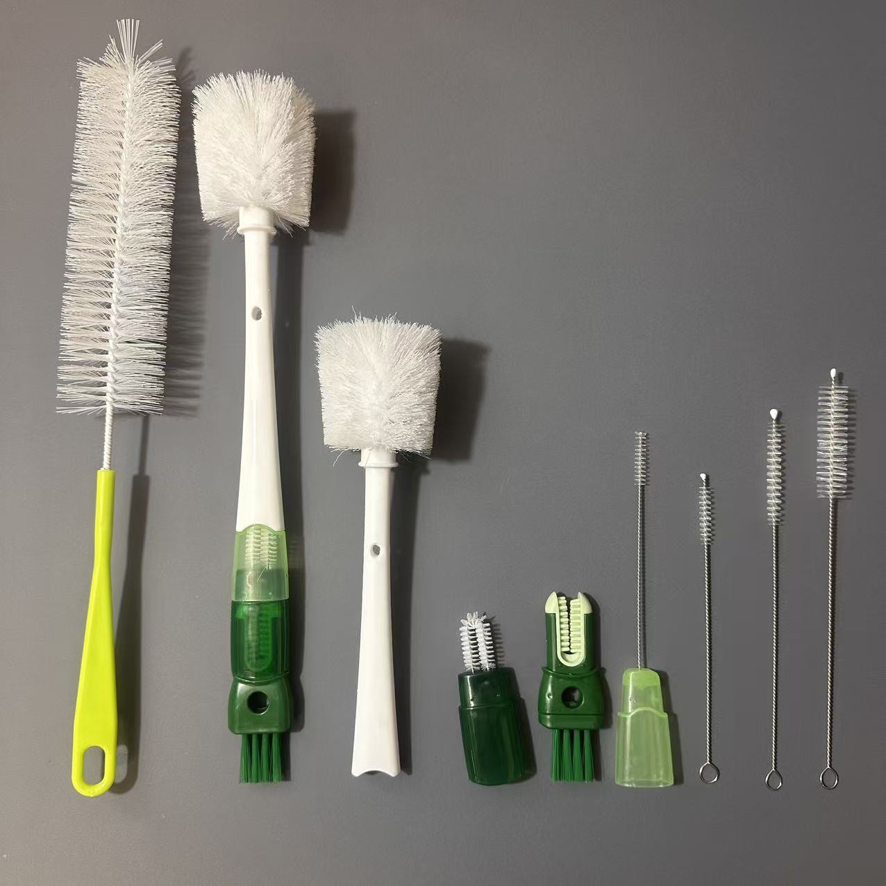 5 in 1 green and green long brush