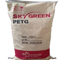 Gránulos de PETG al por mayor para extrusión, de alta claridad, grado alimenticio, resina copolímera en pellets para termoformado de bandejas de alimentos OEM