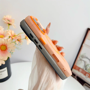เคสโทรศัพท์ใส TPU สีนีออนแบบยกกล้อง สำหรับ iPhone 11-17, เคส iPhone 17 สีดำซิลิโคน - Product Image 4