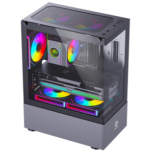 Snowman cs054 toàn bộ cửa hàng bán chạy nhất mATX chơi game <span class=keywords><strong>PC</strong></span> Trường hợp với quạt làm mát nhỏ gọn m ATX Chassis cho tùy chỉnh <span class=keywords><strong>PC</strong></span> nhà xây dựng - Product Image 1