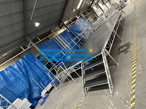 ESI Escenario portátil de aluminio de grado de alquiler duradero y reutilizable con garantía de 3 años - Product Image 2