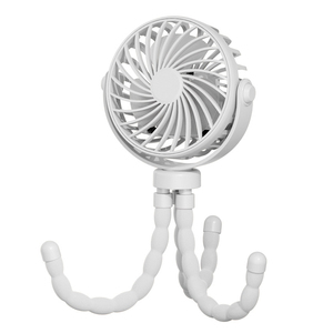 Cross Border Hot Bán Có Thể Gập Lại Bé Lái Xe Giữ Lười Biếng Fan Chủ USB Sạc Hộ Gia Đình Ngoài Trời Live Streaming Xe Chủ - Product Image 2