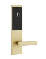 Cerradura Inteligente de Seguridad para Hotel, de Aleación de Aluminio, con Llave Mecánica RFID, Desbloqueo con Tarjeta de Memoria, Compatible con Sistemas de Gestión Hotelera