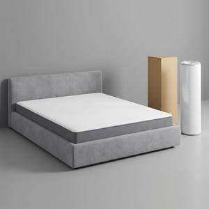 Eco-Friendly Anti-Mite White <b>Memory</b> <b>Foam</b> Mattress with Knitted Fabric Cover and Support <b>Foam</b> for School Dormitory - Product Image 2