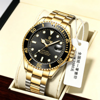 Montre de Plongée Automatique Mécanique de Luxe pour Homme 43mm, Étanche, Aiguilles Lumineuses, Fenêtre de Date, pour Role