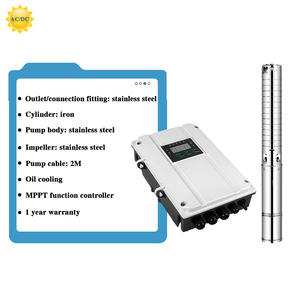 Bomba de agua solar para estanque SUYEEGO, 600W, 750W, 3000W, 4 pulgadas, impulsor de acero inoxidable, bomba de agua solar AC DC - Product Image 3