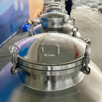 Cuve de Fermentation en Acier Inoxydable 1BBL pour Bière – Cylindrique Conique, Sanitaire et Hygiénique, Récipient sous Pression Isolé, Fermenteur