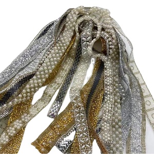 En gros Hot Fix Cristal Strass Ruban Frange Coupe Hotfix Fer sur Strass Diamant Pierre Bande de Garniture par la Cour - Product Image 2