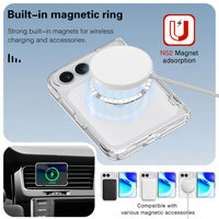 Nouvelle tendance de la mode de luxe, coque de téléphone transparente magnétique scintillante en TPU PC antichoc pour iPhone Duo
