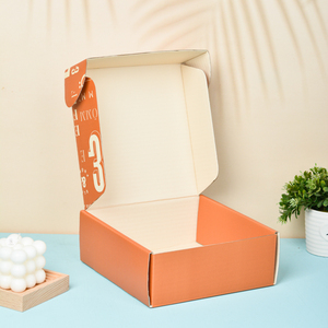 Boîte en papier ondulé recyclable avec logo personnalisé Emballage cadeau Chaussures Boîte à vêtements Enveloppe postale Boîtes d'expédition pour petite entreprise - Product Image 3