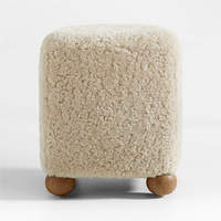 Fabricant en gros de repose-pieds modernes, petits, rectangulaires, poufs, tabourets ottoman pour le salon