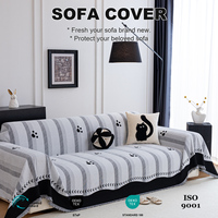 Housse de canapé en chenille Little Horse antidérapante, résistante aux griffures de chat, couverture de protection pour canapé, vente en gros