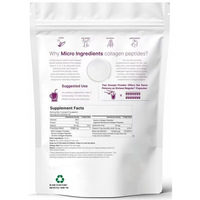Poudre de collagène multiple en gros avec supplément de vitamine C, étiquette personnalisée, stock en vrac pour adultes