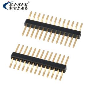 Connecteur à broches mâle de haute qualité, pas de 1,0 mm, 1,27 mm, 2,0 mm, 2,54 mm, simple rangée, droit, type DIP/SMT - Product Image 4