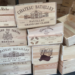 Pan Bán Buôn Rượu Vang Hộp Thiết Kế Thanh Lịch Bia Chai Bin Rượu Vang Bằng Gỗ Lưu Trữ Hộp Thùng Quà Tặng Rắn Gỗ Rượu Vang Hộp - Product Image 3