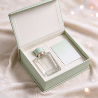 Boîte cadeau de parfum de luxe écologique à fermeture magnétique, avec logo personnalisé, en carton rigide, insert personnalisable pour cosmétiques