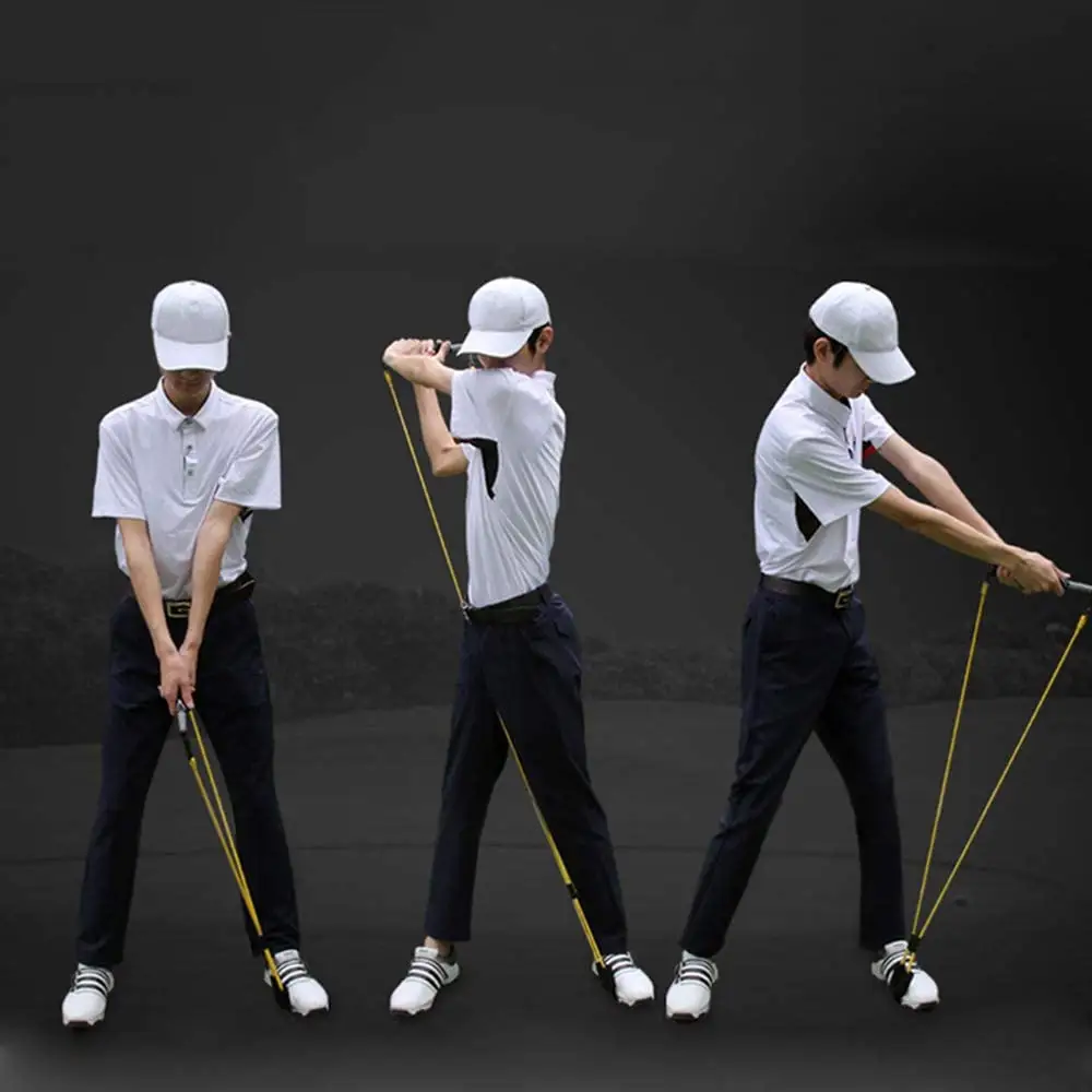 Golf sürüş aralığı kemer ve golf ağırlık kemeri eğitimi aids ve golf salıncak direnç bandı