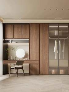 ตู้เสื้อผ้าดีไซน์ใหม่สำหรับห้องนอนตู้เสื้อผ้าดีไซน์เรียบง่ายทันสมัยปรับขนาดได้ตามต้องการ - Product Image 5