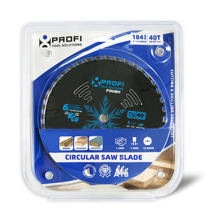<span class=keywords><strong>Lame</strong></span> de <span class=keywords><strong>scie</strong></span> <span class=keywords><strong>circulaire</strong></span> TCT à finition fine à coupe rapide de 7 1/4 pouces à <span class=keywords><strong>40</strong></span> <span class=keywords><strong>dents</strong></span>, 12 fois plus durable, pour bois tendre - Product Image 4