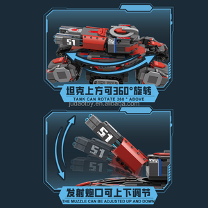 ชุดตัวต่อรถถัง <span class=keywords><strong>Starcraft</strong></span> II ล้อม JD023มาใหม่ชุดตัวต่อพลาสติกปริศนาดาวของเล่นบล็อกสร้างสรรค์สำหรับเด็ก - Product Image 3