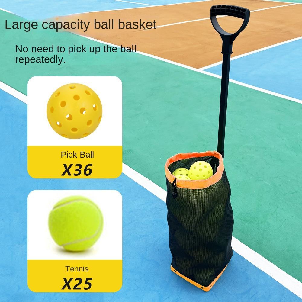 PatsSport Factory Direct Foldable Pickleball Ball Collector Easy to Carry Space-Saving Design for Coaches and Clubs Training