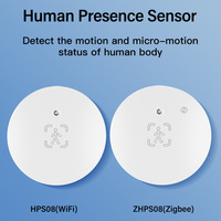 Capteur de présence humaine intelligent Tuya, Wi-Fi, radar à ondes millimétriques, détection de mouvement, fonctionnement temporisé, télécommande, détection de lumière