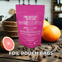 Sachet d'échantillon thermoscellable Logosmall personnalisé sacs zip-lock pour capsules de poudre sacs d'emballage