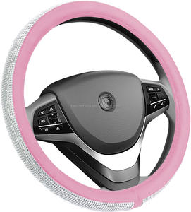 MELCO Rhinestone Bling Bing Glitter Diamond <span class=keywords><strong>volante</strong></span> cubierta para coche bmw - Product Image 5